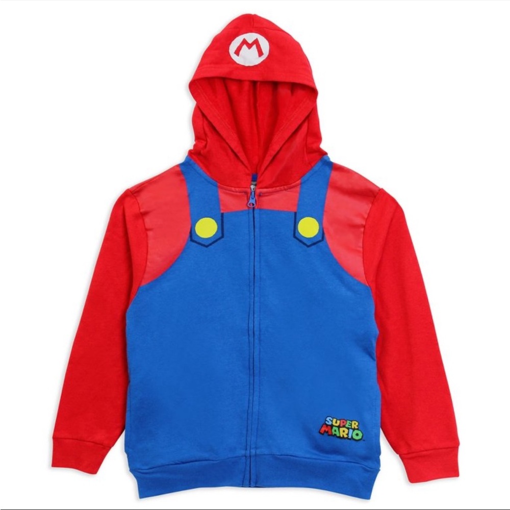 Super Mario Boys Hooded Zip-up